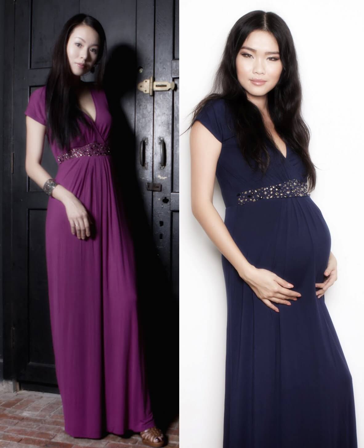 semi formal maternity dress